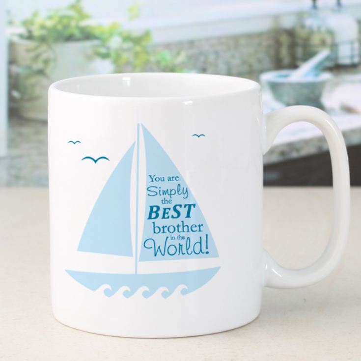 Personalised Simply The Best Sailing Design Mug product image