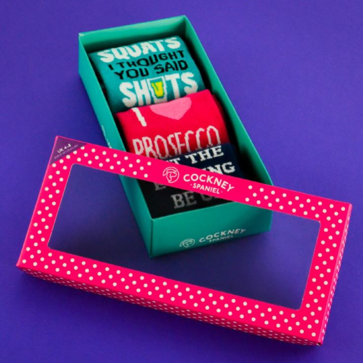 Ladies Trio of Boozy Socks product image