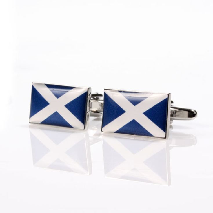 Personalised Scottish Flag Cufflinks product image