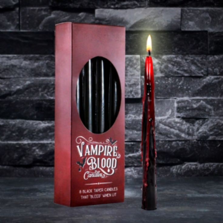 Vampire Blood Taper Candles 8 pack product image