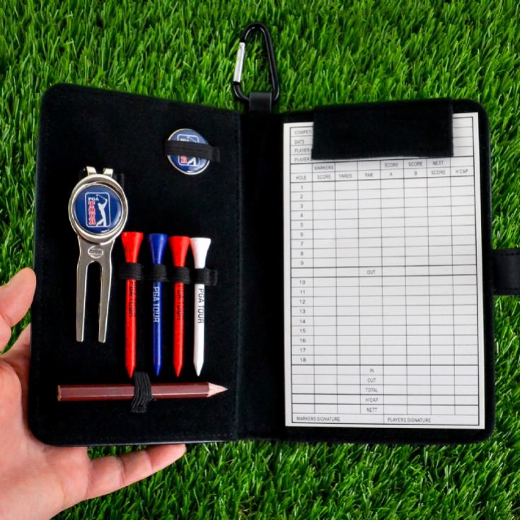 PGA Tour Leather Golf Score Card And Accessory Wallet product image