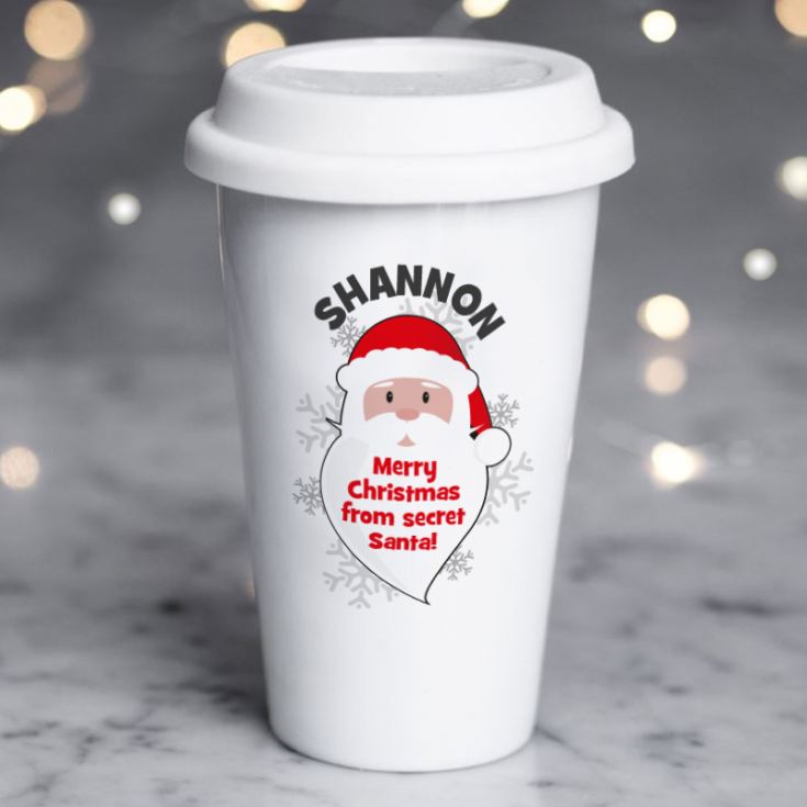 Personalised Secret Santa Travel Mug product image