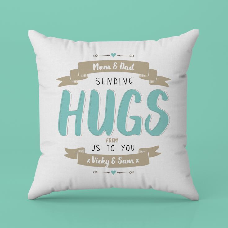 Personalised Sending Hugs Cushion product image