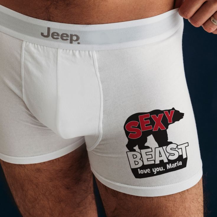 Personalised Sexy Beast Boxer Shorts product image