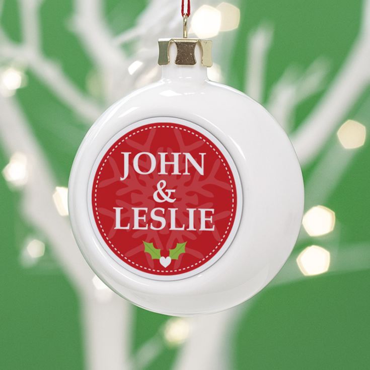Personalised Sharing Christmas Since Bauble product image