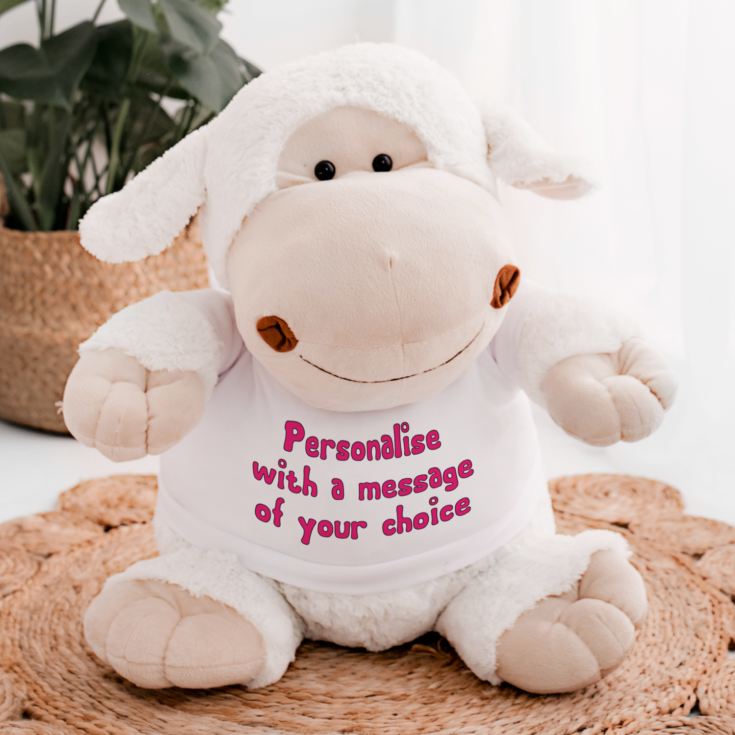 Extra Large Personalised Sheep Soft Toy The Gift Experience