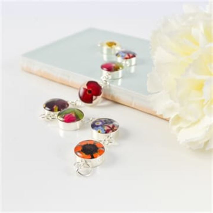 Real Flower Bracelet With Mixed Blooms product image