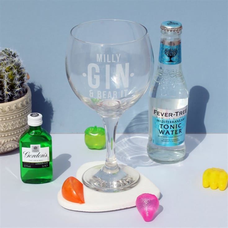 Personalised Gin and Bear It Gin Gift Set product image