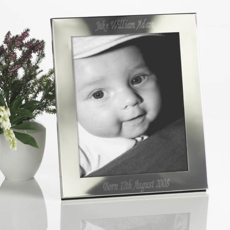 Engraved Silver Photo Frame product image