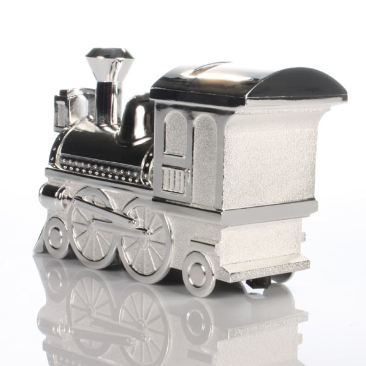 Silver Plated Train Money Box product image