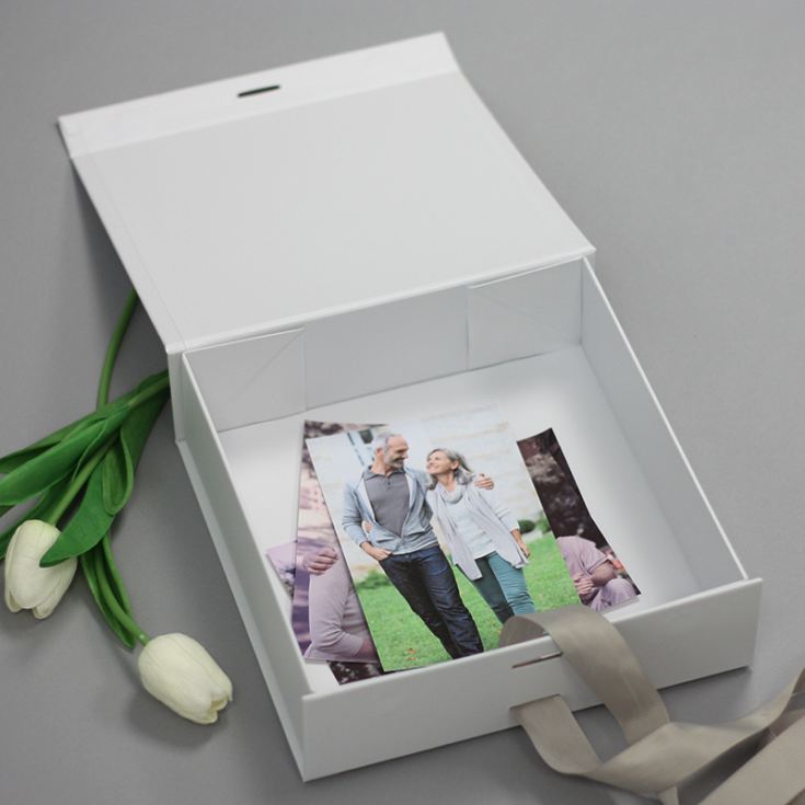 Personalised Silver Wedding Anniversary Memory Box product image