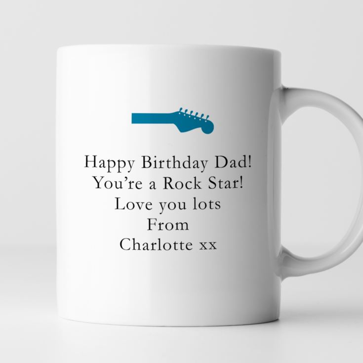 Personalised Simply The Best Guitar Design Mug product image