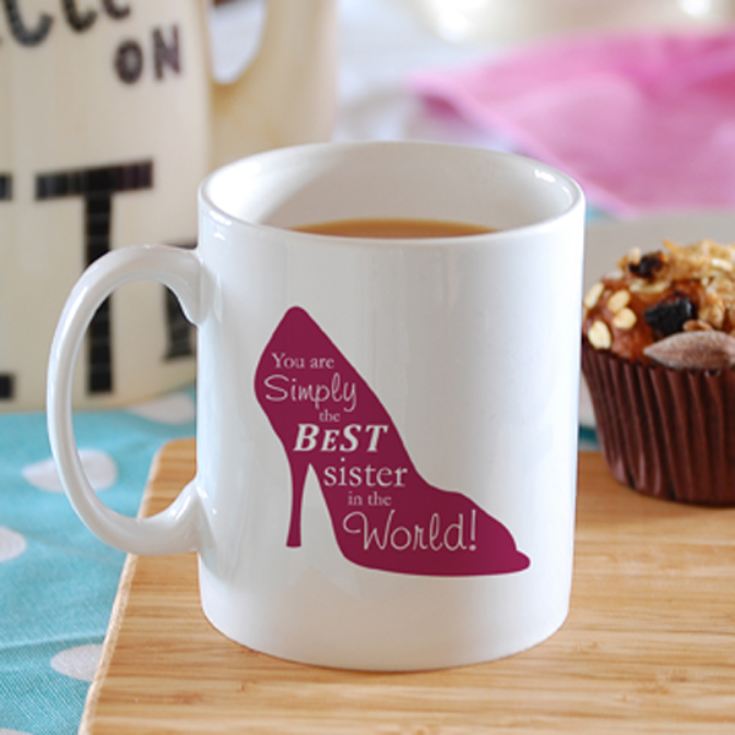 Simply the Best High Heel Shoe Design Personalised Mug product image