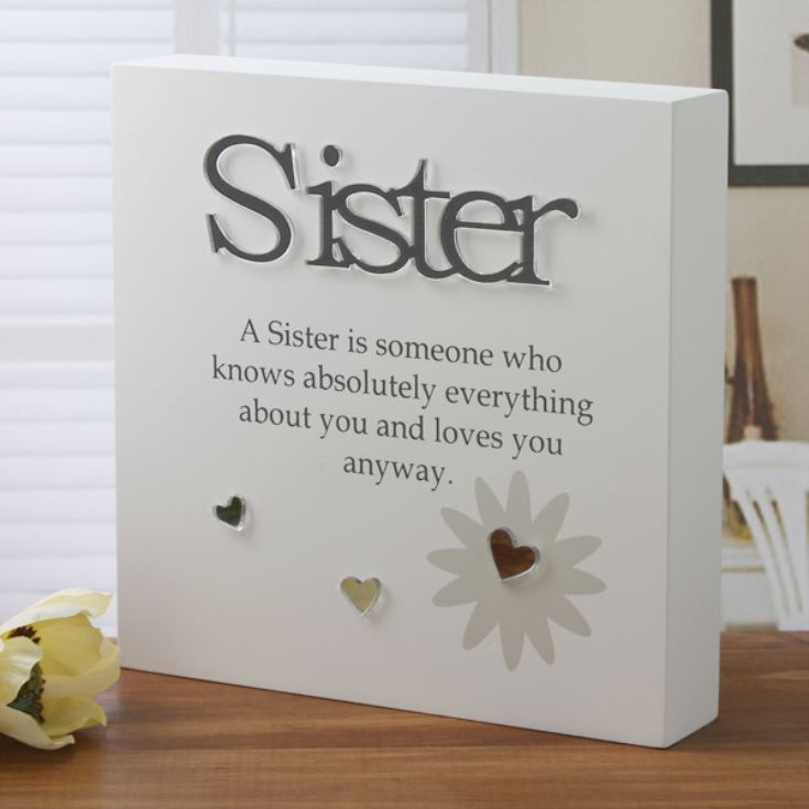 Sister Sentiment Block-Art product image