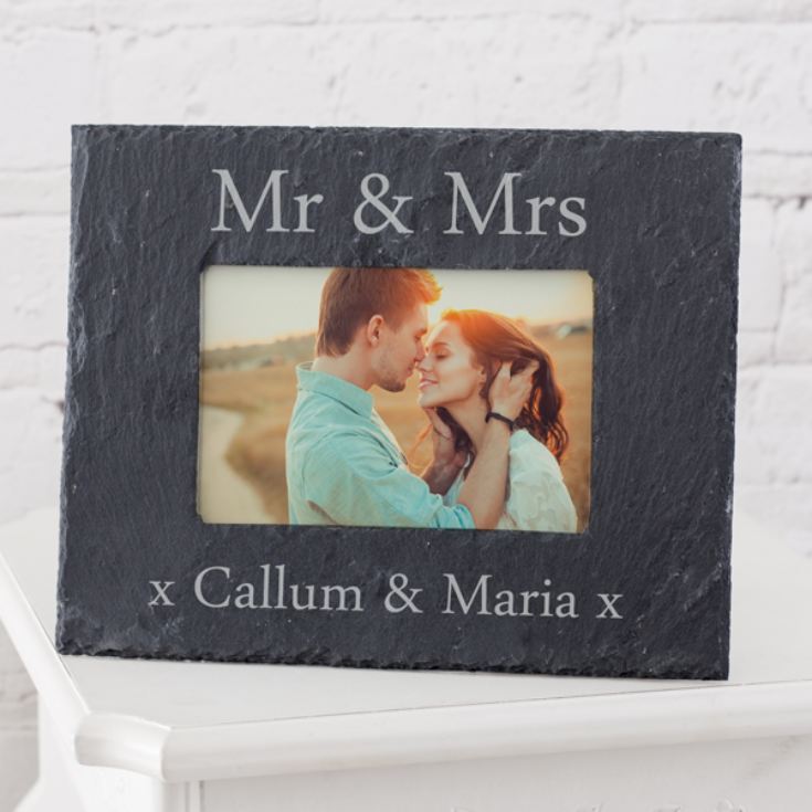 Personalised Slate Photo Frame product image