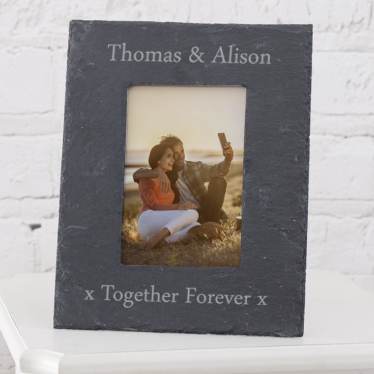 Personalised Slate Photo Frame product image