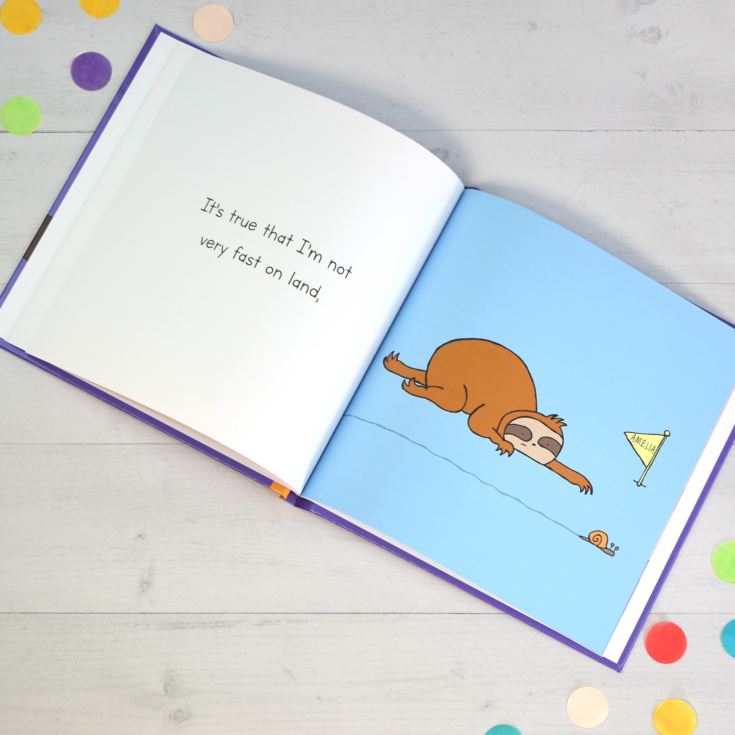 Personalised I’d Rather Be A Sloth Book product image