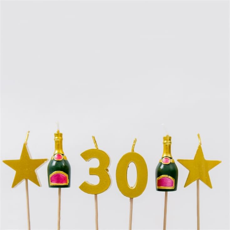 30th Birthday Cake Candles  product image