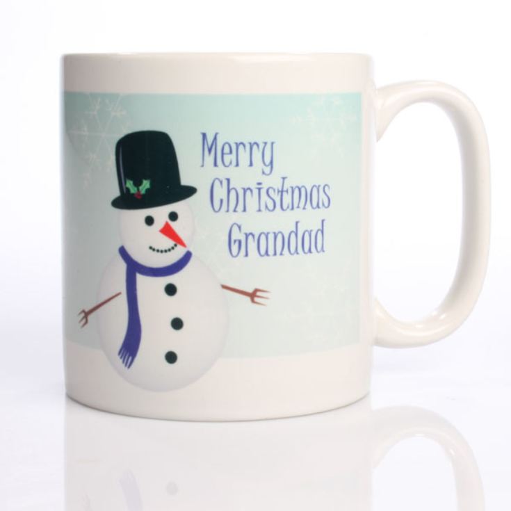 Christmas Snowman Personalised Mug product image