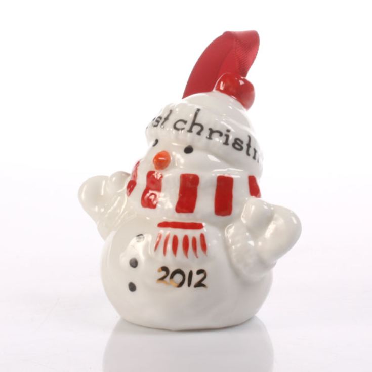 My First Christmas Snowman Decoration product image