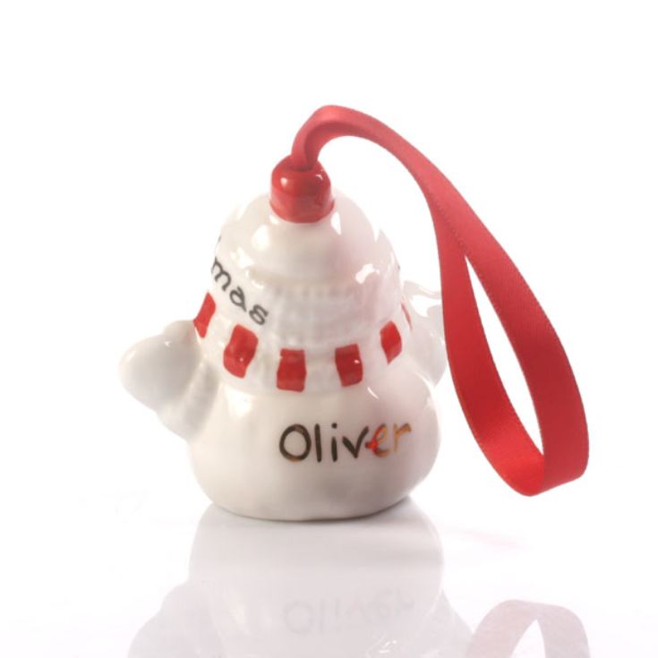 My First Christmas Snowman Decoration product image
