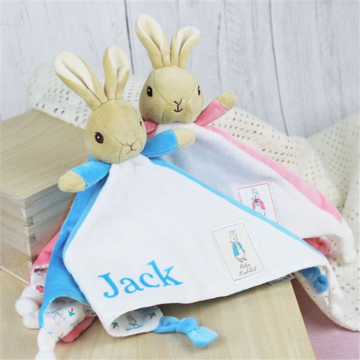 Personalised Peter Rabbit or Flopsy Bunny Snuggle Blanket product image