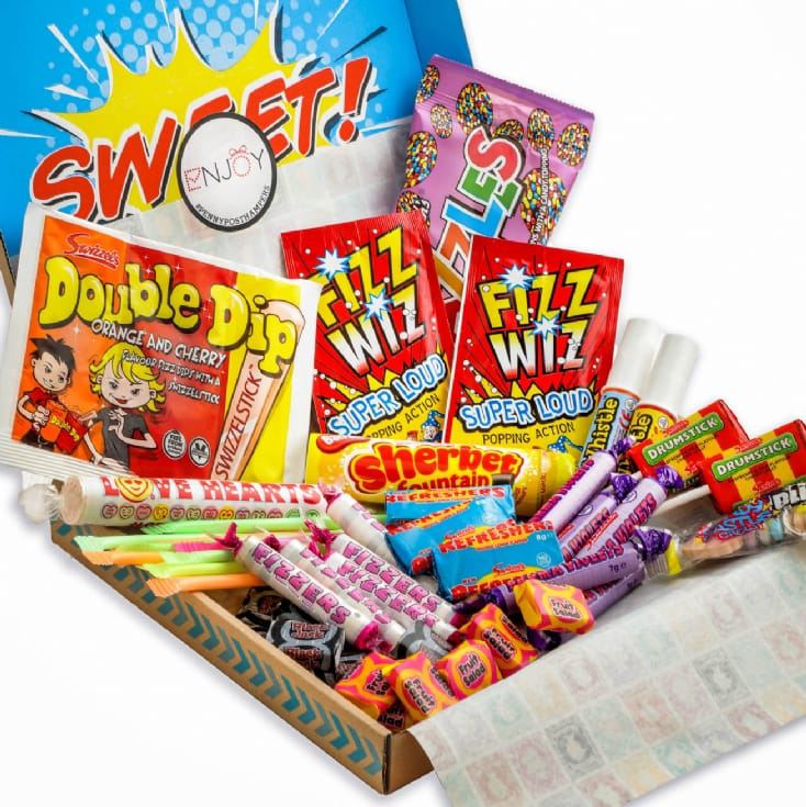 Retro Sweets Letterbox Hamper product image