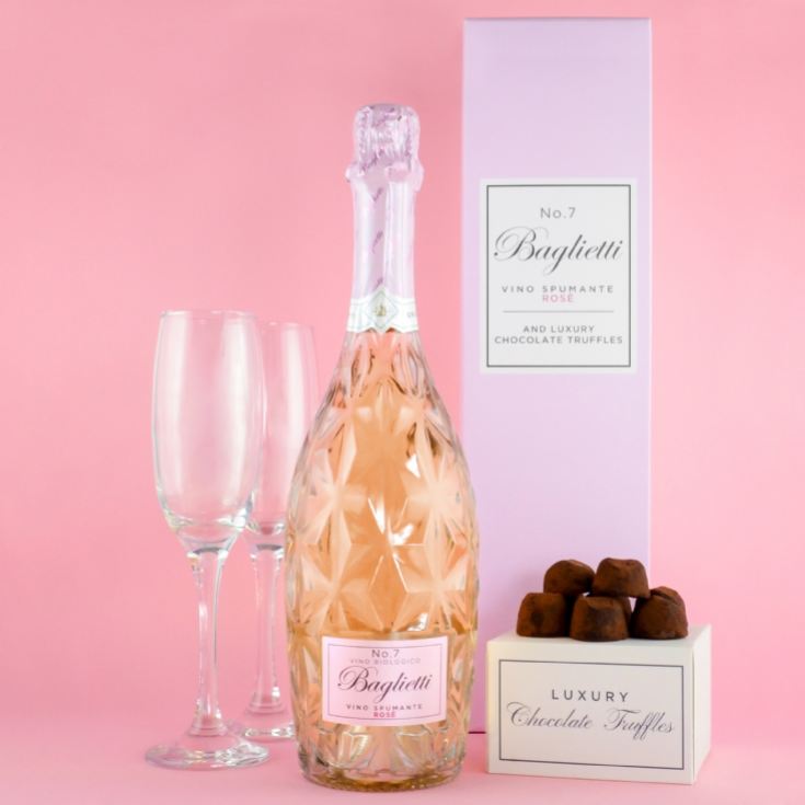 Baglietti Rose Prosecco and Chocolate Gift Set product image