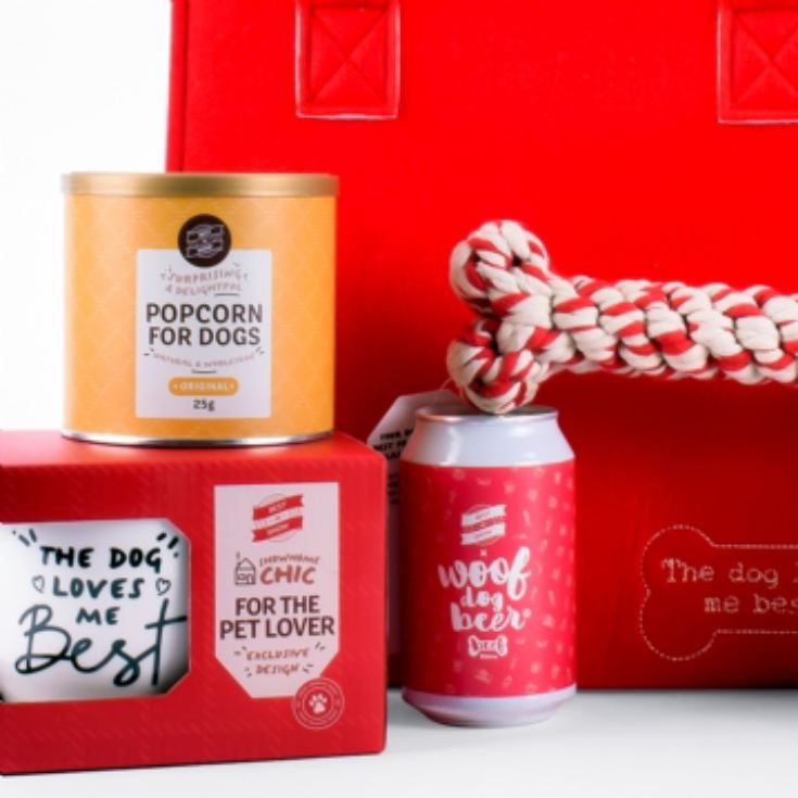 The Dog Loves Me Best Hamper Gift Bag product image