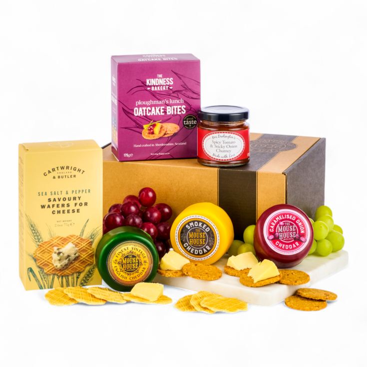 Three Cheese Hamper Gift Box product image