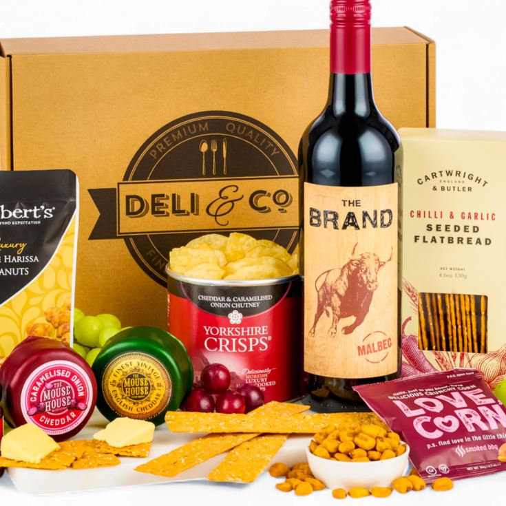Wine & Cheese Hamper Gift Box product image