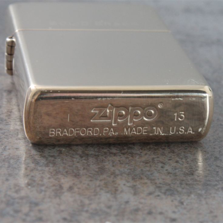 Personalised Solid Brass Zippo Lighter product image