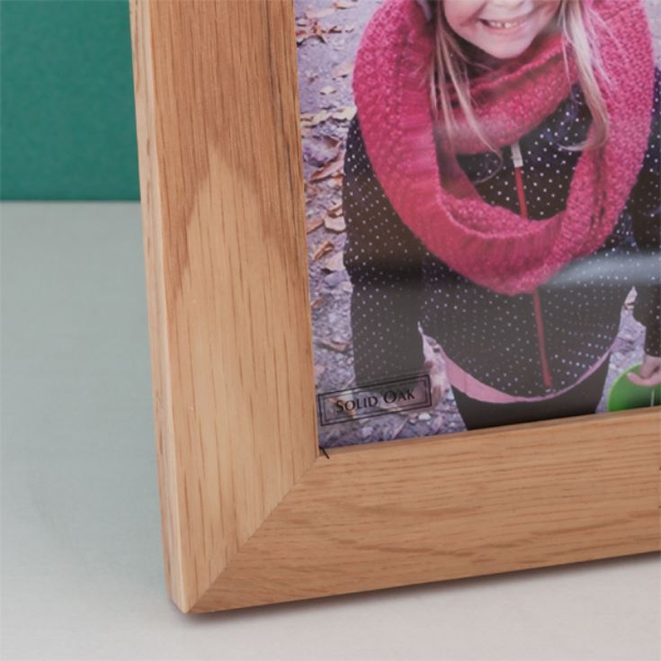 Engraved Solid Oak Triple Photo Frame The Gift Experience