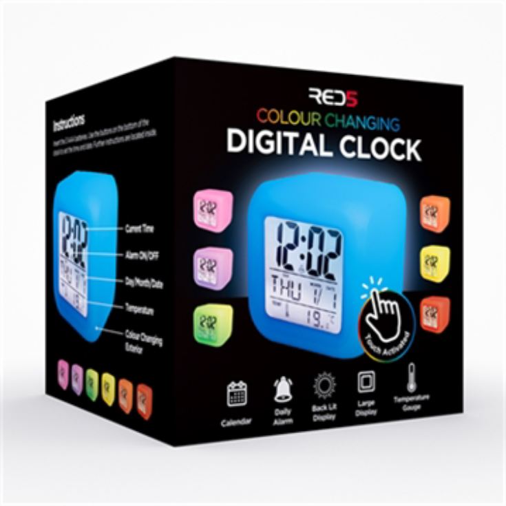 Colour Change Digital Clock product image