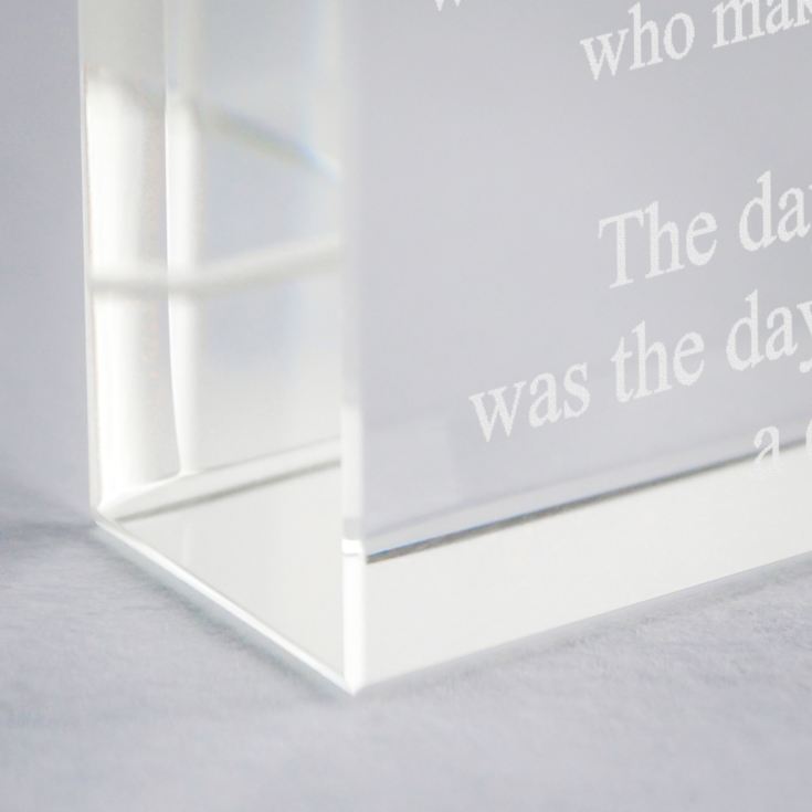 Personalised Engraved Soulmate Glass Keepsake product image