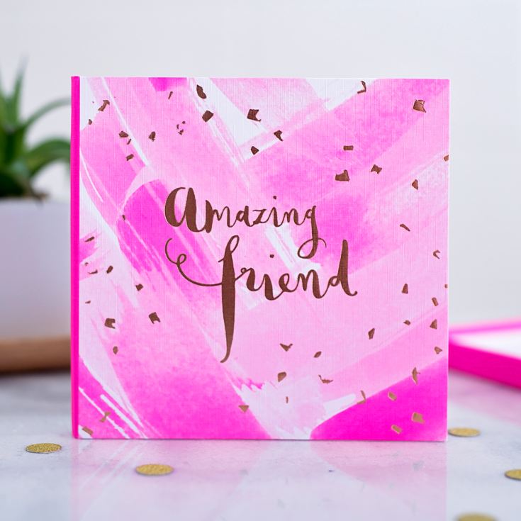 Hello Neon Double Photo Frame - Amazing Friend product image