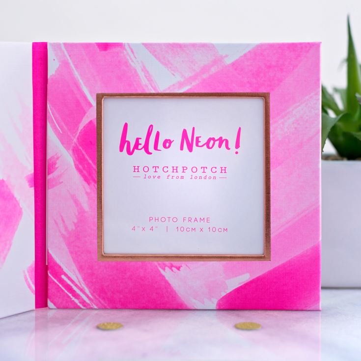 Hello Neon Double Photo Frame - Amazing Friend product image