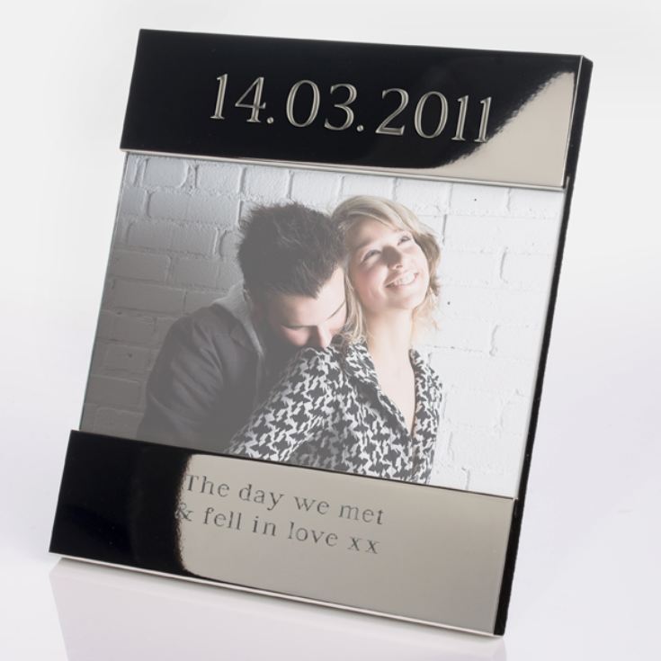 Engraved Special Date Photo Frame product image