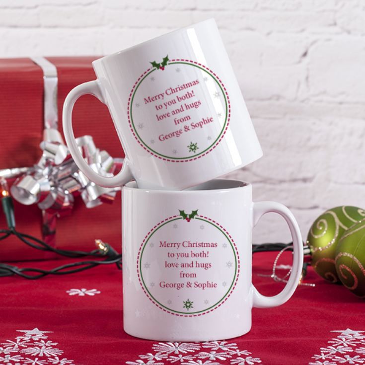 Personalised Spending Christmas Together Mugs product image