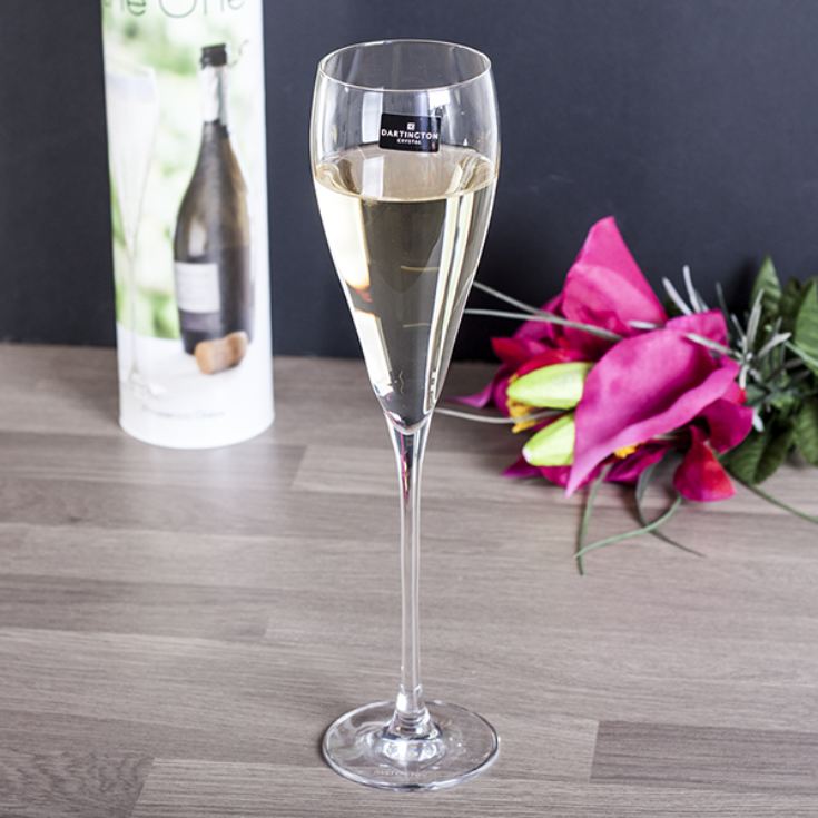 Personalised Dartington Just The One Prosecco Glass product image