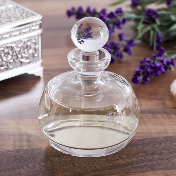 Personalised Lead Crystal Perfume Bottle And Stopper The Gift Experience