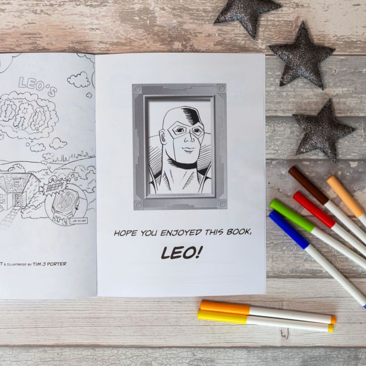 Personalised MegaDad Colouring Book product image