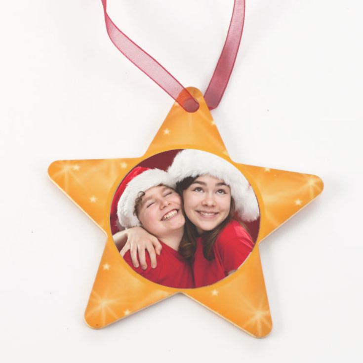 Personalised Star Tree Decoration product image