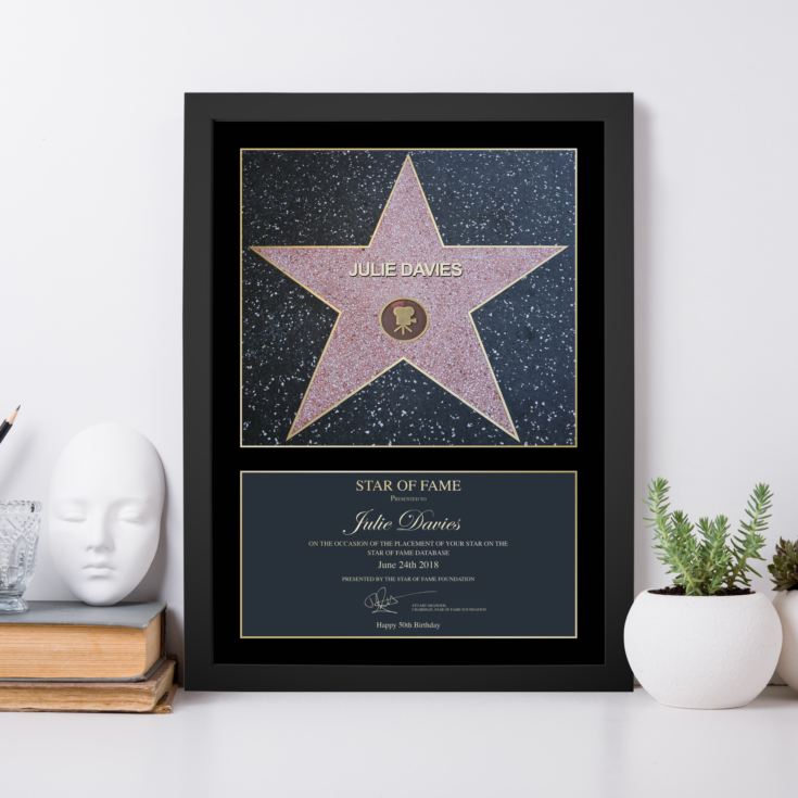 Personalised Star Of Fame product image