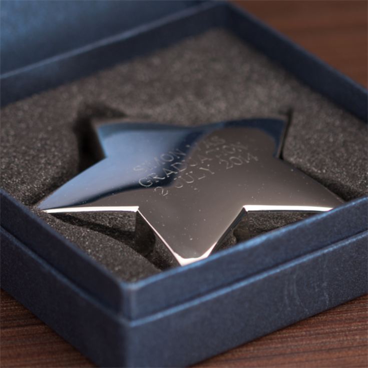 Personalised Star Paperweight The Gift Experience