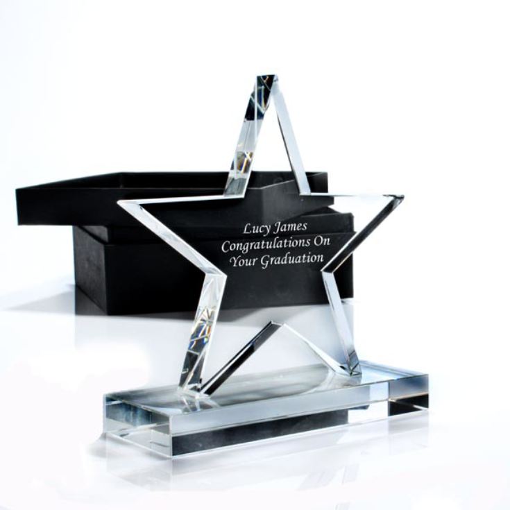 Engraved Crystal Star product image