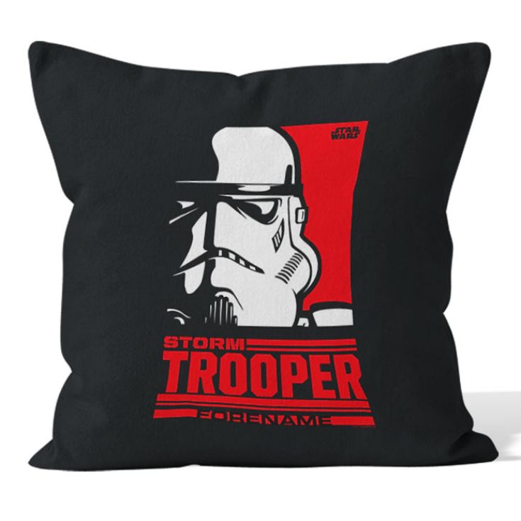 Personalised Star Wars Storm Trooper Pop Art Cushion product image