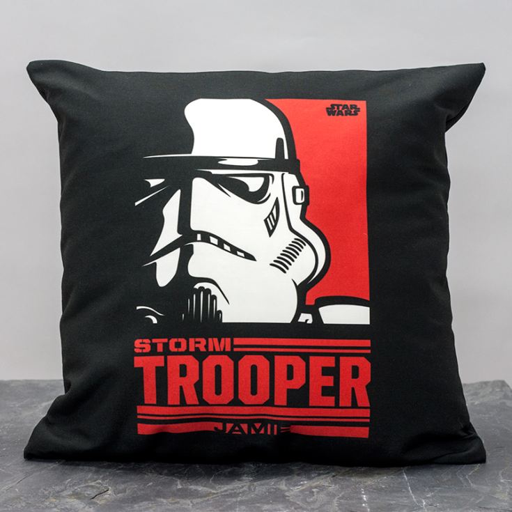 Personalised Star Wars Storm Trooper Pop Art Cushion product image
