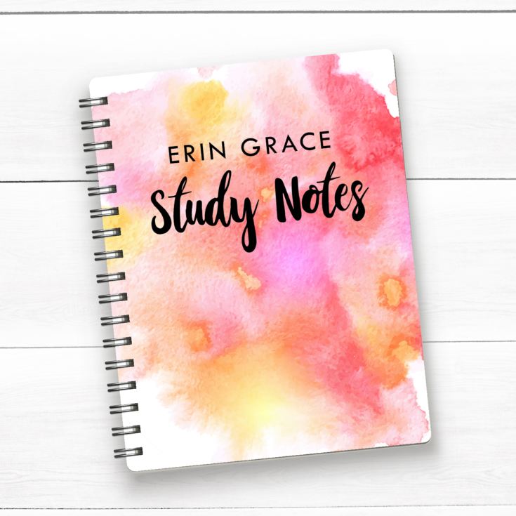 Personalised Study Notes A5 Notebook product image