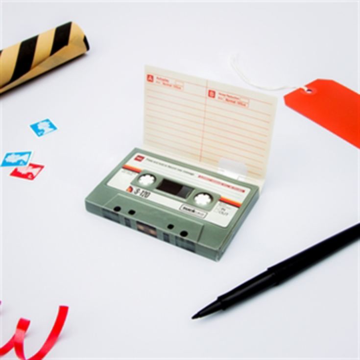 Re-recordable Retro Cassette Tape Greetings Card product image